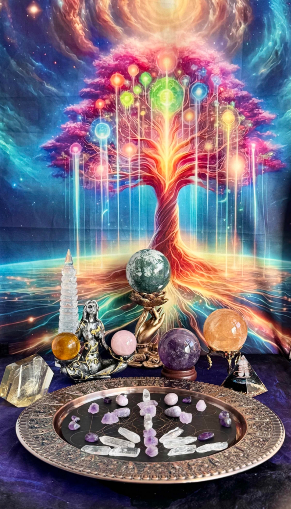 天巫-晶垣聚能系列之 水晶阵-Yiyigalaxy