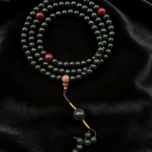 Y04 Mengling Five Elements (Red & Green) Incense Bracelet