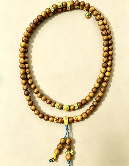 Y13  Bespoke Agarwood Prayer Bead Necklace