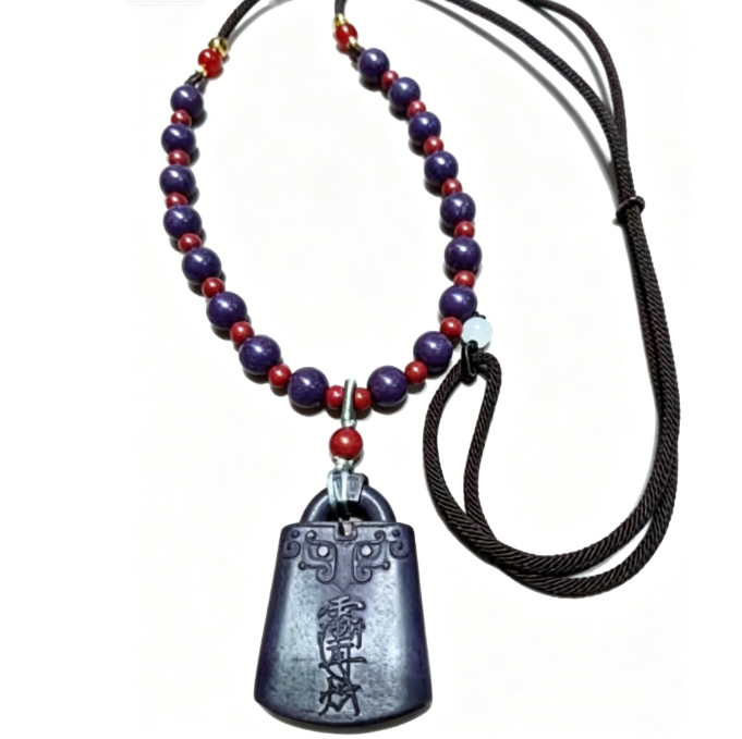 D9  Eastern Purple Qi Heavenly Blessing Necklace