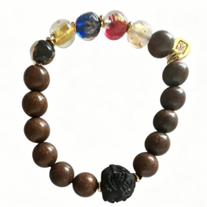 D10 Five-Colored Glowing Light Beaded Bracelet