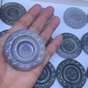 Y17 Hetian Jade God of Wealth Large Disc